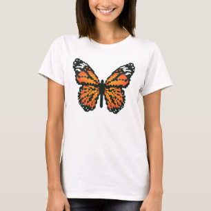 Monarchschmetterling aus Polygon T-Shirt