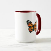 Monarchschmetterling aus Polygon Tasse (VorderseiteRechts)