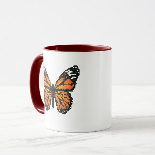 Monarchschmetterling aus Polygon Tasse (Vorderseite Links)