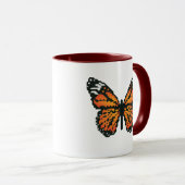 Monarchschmetterling aus Polygon Tasse (VorderseiteRechts)