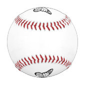 Monarchschmetterling Baseball (Rückseite)
