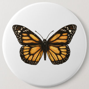 Monarchschmetterling Button