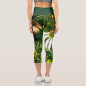 Monarchschmetterling Capri Leggings (Rückseite)