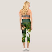 Monarchschmetterling Capri Leggings (Rückseite)