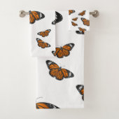 Monarchschmetterling-Cartoon Badhandtuch Set (Insitu)