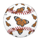 Monarchschmetterling-Cartoon Baseball (Rückseite)