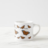 Monarchschmetterling-Cartoon Espressotasse (Rechts)