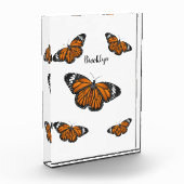 Monarchschmetterling-Cartoon Fotoblock (Links)