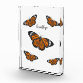 Monarchschmetterling-Cartoon Fotoblock (Rechts)