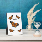 Monarchschmetterling-Cartoon Fotoplatte (Seite)