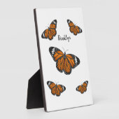 Monarchschmetterling-Cartoon Fotoplatte (Seite)