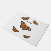 Monarchschmetterling-Cartoon Fußmatte (Schrägansicht)