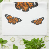 Monarchschmetterling-Cartoon Geschirrtuch (Gefaltet)