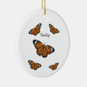 Monarchschmetterling-Cartoon Keramik Ornament (Rechts)