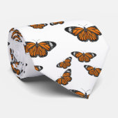 Monarchschmetterling-Cartoon Krawatte (Gerollt)