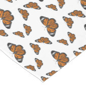 Monarchschmetterling-Cartoon Kurzer Tischläufer (Ecke)