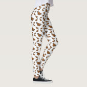 Monarchschmetterling-Cartoon Leggings (Rechts)