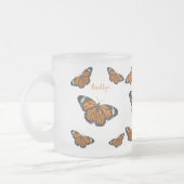 Monarchschmetterling-Cartoon Mattglastasse (Links)