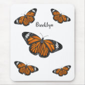 Monarchschmetterling-Cartoon Mousepad (Vorne)