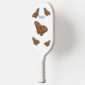 Monarchschmetterling-Cartoon Pickleball Schläger (Links)