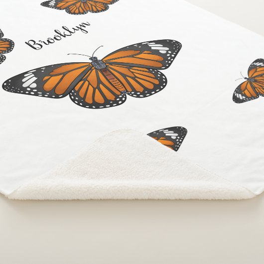 Monarchschmetterling-Cartoon Sherpadecke (3/4)