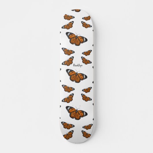 Monarchschmetterling-Cartoon  Skateboard (Vorne)