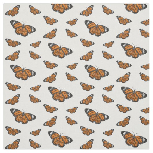 Monarchschmetterling-Cartoon Stoff (Muster)