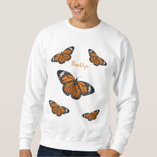Monarchschmetterling-Cartoon Sweatshirt