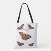 Monarchschmetterling-Cartoon Tasche (Rückseite)