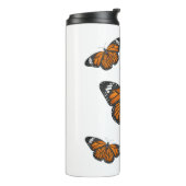 Monarchschmetterling-Cartoon Thermosbecher (Nach links gedreht)