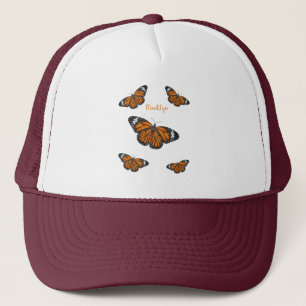 Monarchschmetterling-Cartoon Truckerkappe