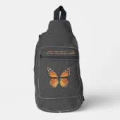 Monarchschmetterling Crossbody Bag (Vorderseite)