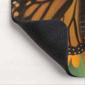 Monarchschmetterling (Danaus plexippus) auf Topf Mousepad (Ecke)