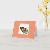 Monarchschmetterling (eingefärbt) karte (Gelbe Blume)