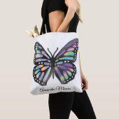 Monarchschmetterling, farbige moderne Holograph-Fo Tasche (Von Nahem)