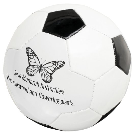 Monarchschmetterling Fußball (Dreiviertel)