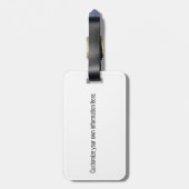 Monarchschmetterling Gepäckanhänger (Rückseite vertikal)