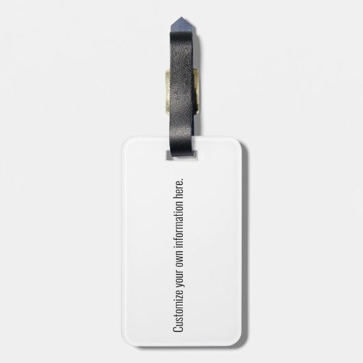 Monarchschmetterling Gepäckanhänger (Rückseite vertikal)