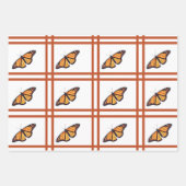Monarchschmetterling Geschenkpapier Set (Vorderseite)