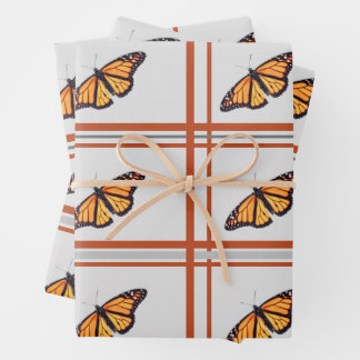 Monarchschmetterling Geschenkpapier Set