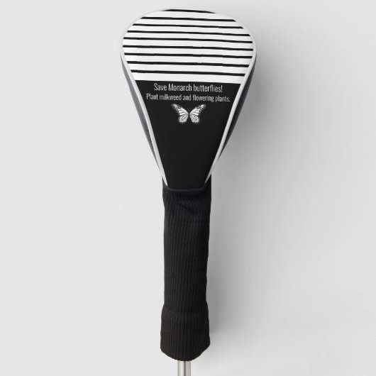 Monarchschmetterling Golf Headcover (Vorderseite)