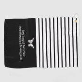 Monarchschmetterling Golfhandtuch (Horizontal)