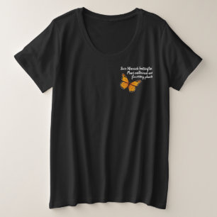 Monarchschmetterling Große Größe T-Shirt