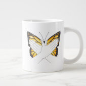 Monarchschmetterling in ASL Jumbo-Tasse (Rechts)