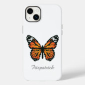 Monarchschmetterling in Polygon / Personalisierte Case-Mate iPhone Hülle (Rückseite)