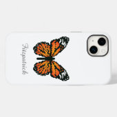 Monarchschmetterling in Polygon / Personalisierte Case-Mate iPhone Hülle (Rückseite (Horizontal))