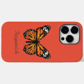 Monarchschmetterling in Polygon / Personalisierte Case-Mate iPhone Hülle (Rückseite (Horizontal))