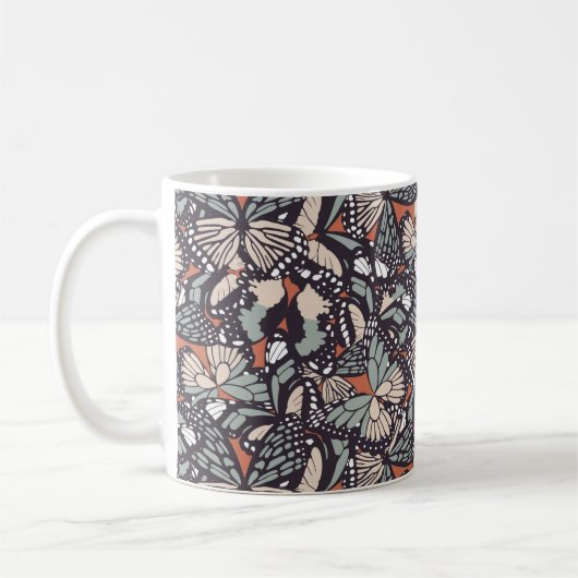 Monarchschmetterling Kaffeetasse (Links)