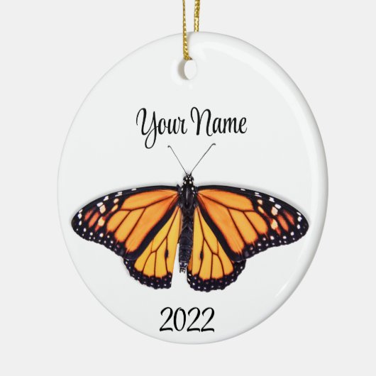 Monarchschmetterling Keramik Ornament (Links)