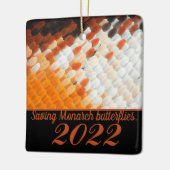 Monarchschmetterling Keramikornament (Links)